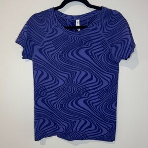 Athleta Purple Athletic Workout Top Womens Medium Contoured B Activewear